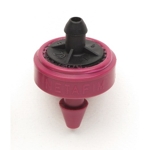 Netafim 3.2gph Plum/Black Woodpecker Jr PCNL Dripper Barbed Outlet 10.2psi