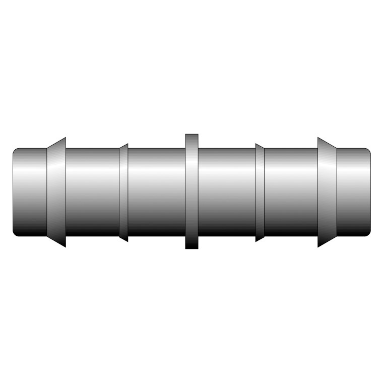 Netafim 16mm Insert Barb Coupling for Heavywall/PE to Heavywall/PE