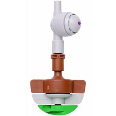 Netafim 23.4gpm SpinNetafim Sprinkler Head Assembly w/ CNL Brown Mist Brown Body Green Spinner 25/BG — Bag of 25