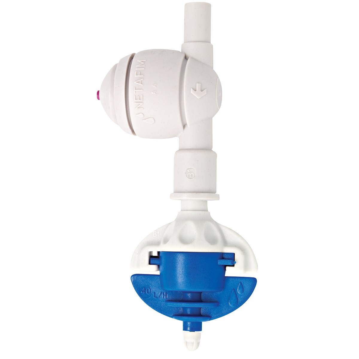 Netafim 9.2gph Blue VibroNetafim Micro Sprinkler Head Only 32psi 25/BG — Bag of 25