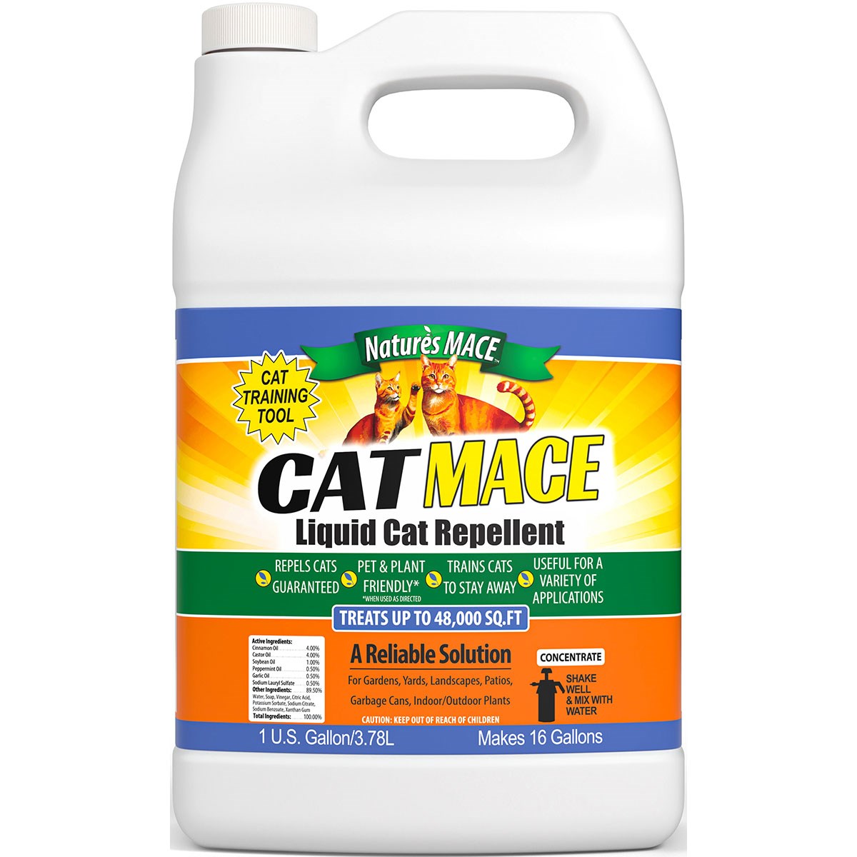 Nature's Mace 1gal Cat Repellent Concentrate — priced per each; minimum 4; multiples of 4