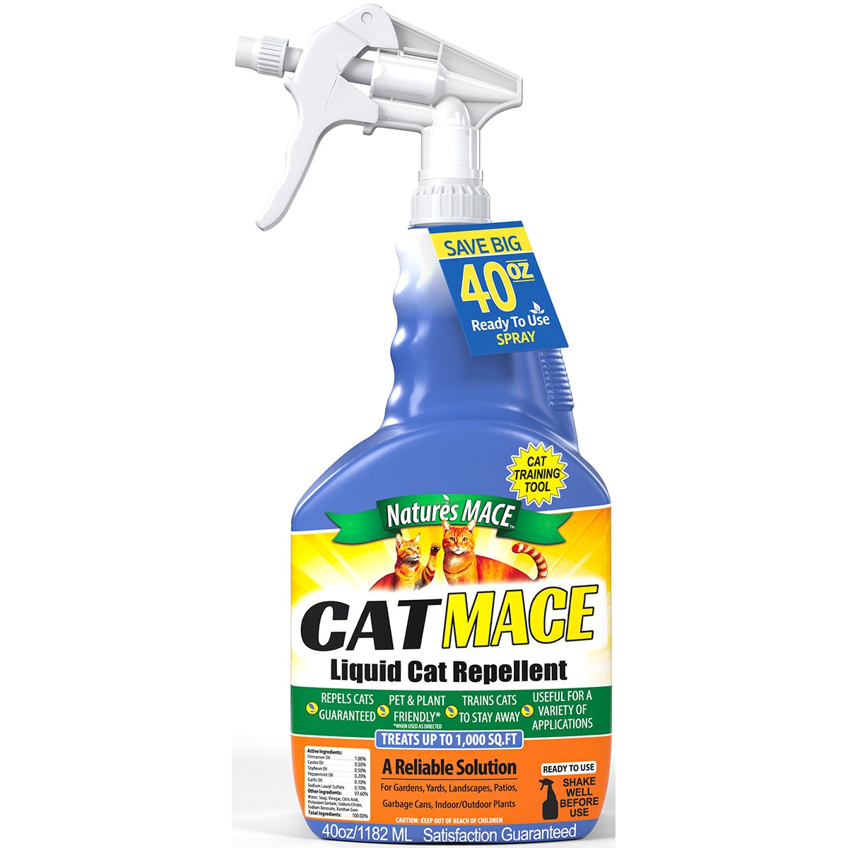 Nature's Mace 40oz Cat Repellent RTU — priced per each; minimum 12; multiples of 12