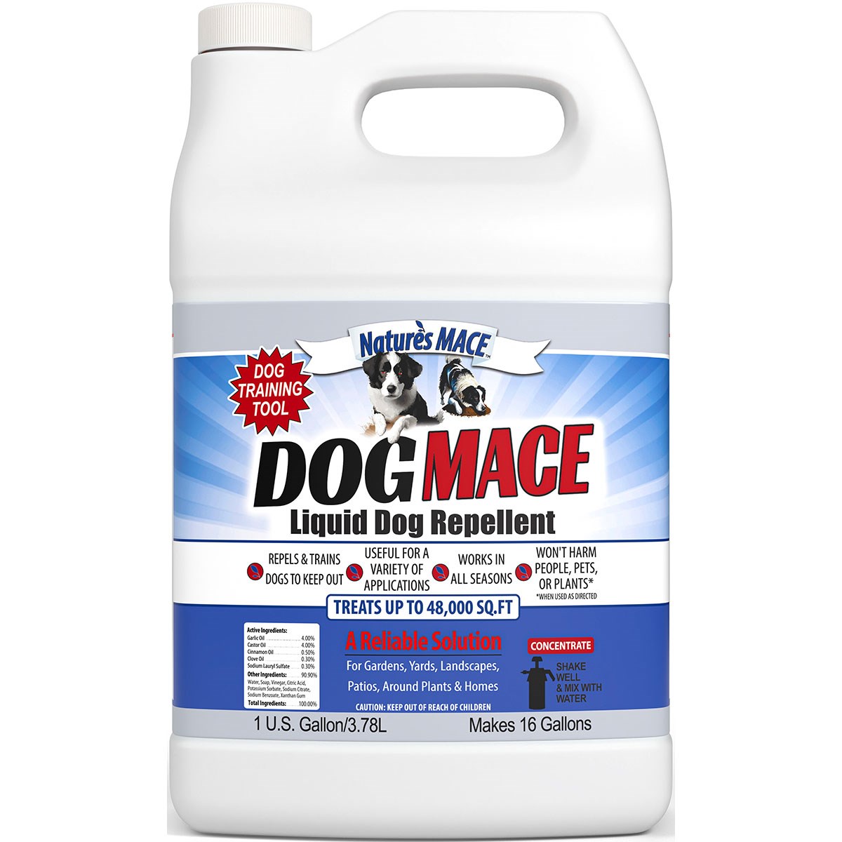 Nature's Mace 1gal Dog Repellent Concentrate — priced per each; minimum 4; multiples of 4