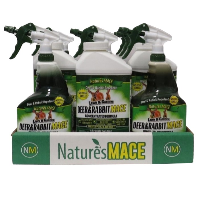 Nature's Mace 12pc MiniMace Deer & Rabbit Repellent Counter Display