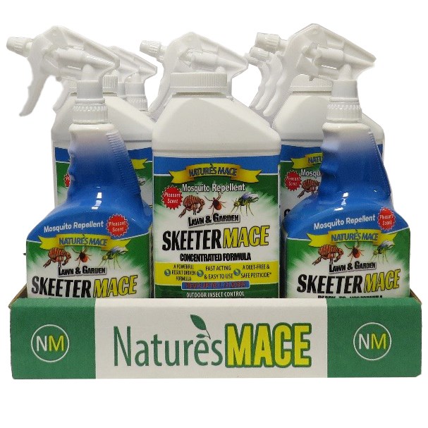 Nature's Mace 12pc MiniMace Mosquito Repellent RTU & Concentrate Counter Display