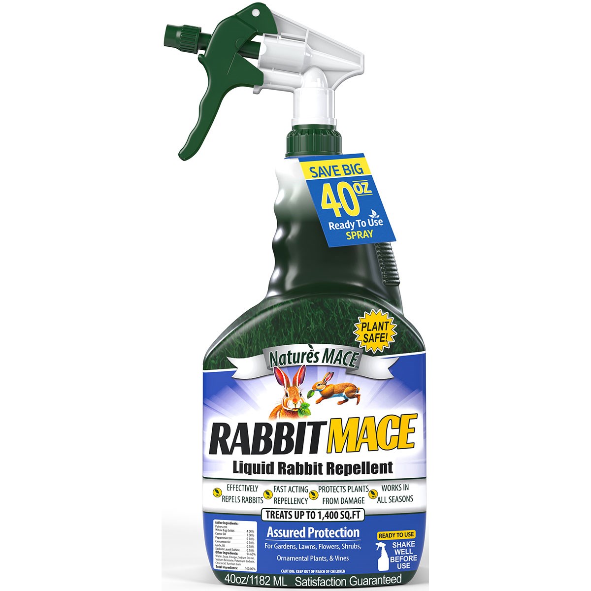 Nature's Mace 40oz Rabbit Repellent RTU — priced per each; minimum 12; multiples of 12