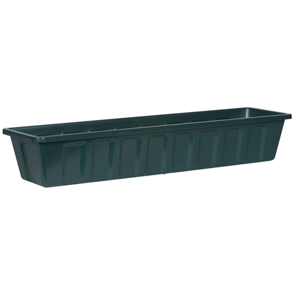 Novelty 30" Polypro Flower Box Planter Hunter Green — priced per each; minimum 10; multiples of 10