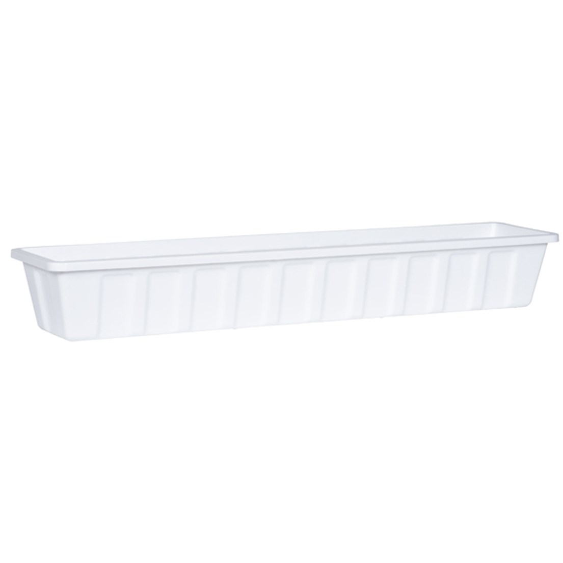 Novelty 36" Polypro Flower Box Planter White — priced per each; minimum 10; multiples of 10