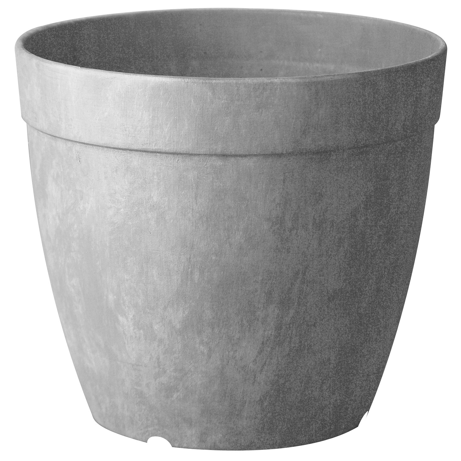 ArtStone 6" Round Dolce Planter Grey