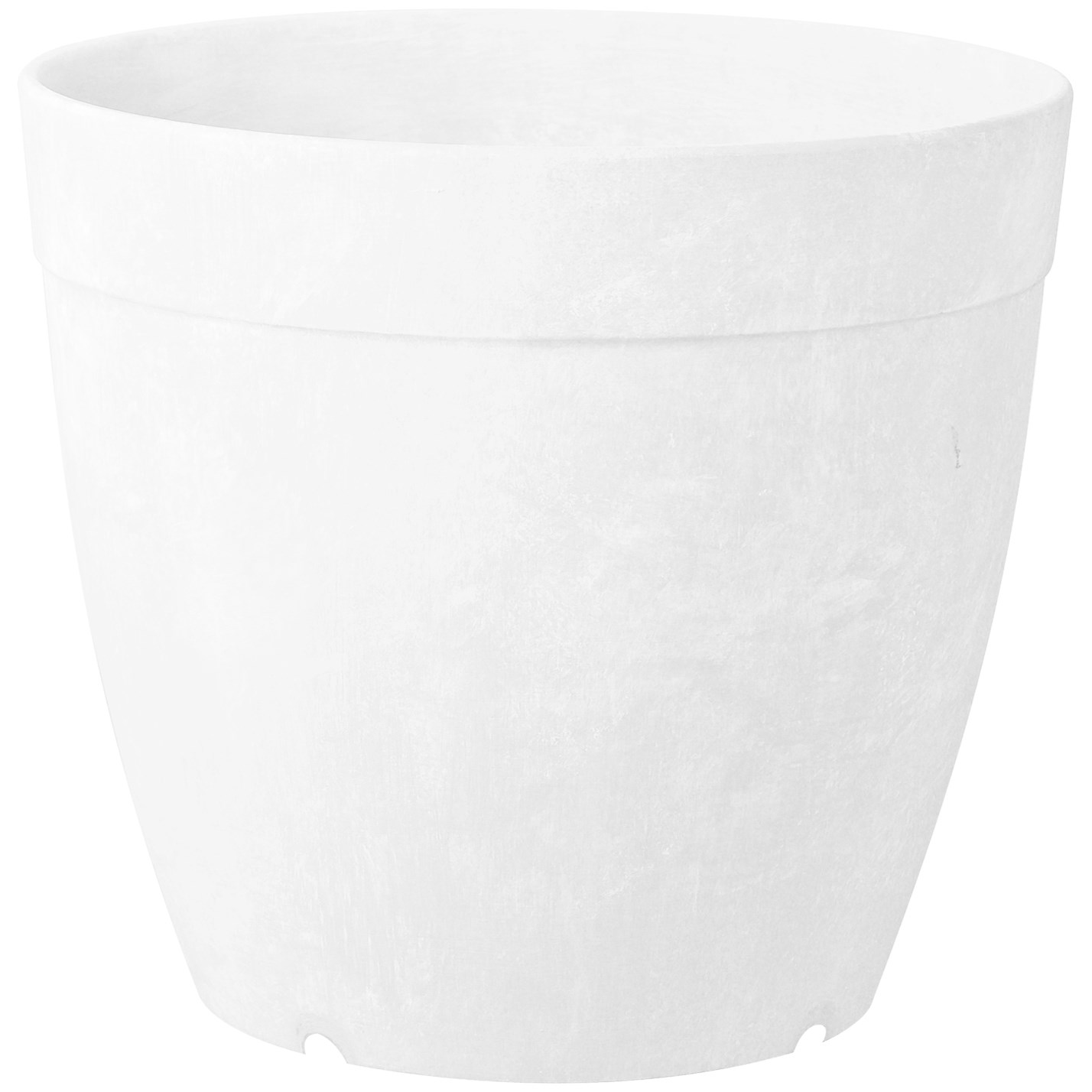 ArtStone 10" Round Dolce Planter White — priced per each; minimum 5; multiples of 5
