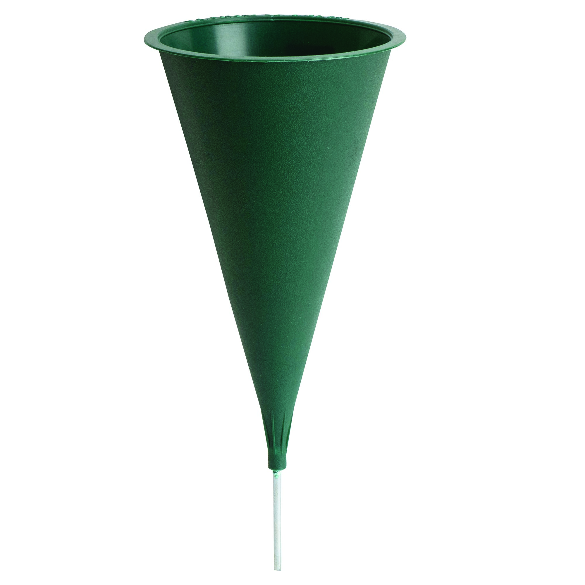 Memorial Vase Plain Cone Green — priced per each; minimum 36; multiples of 36