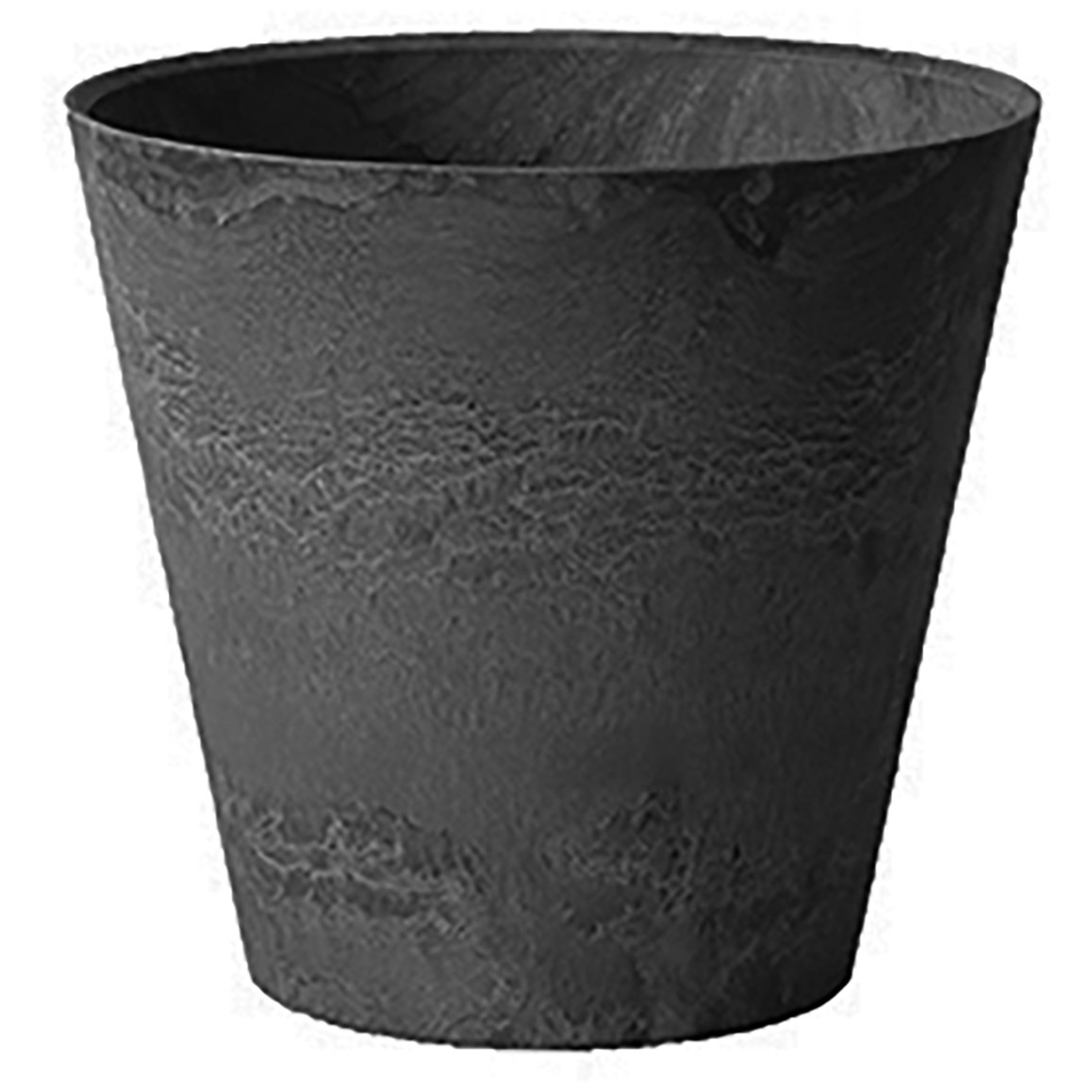 ArtStone 6" Round Napa Planter Black — priced per each; minimum 10; multiples of 10