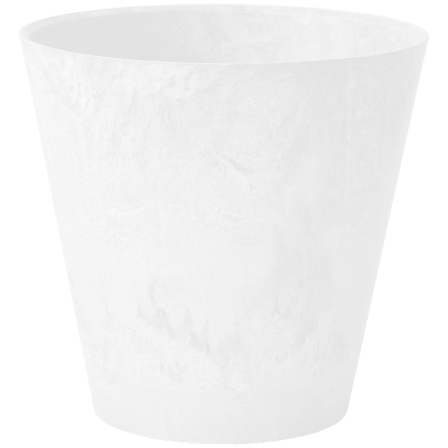 ArtStone 8" Round Napa Planter White