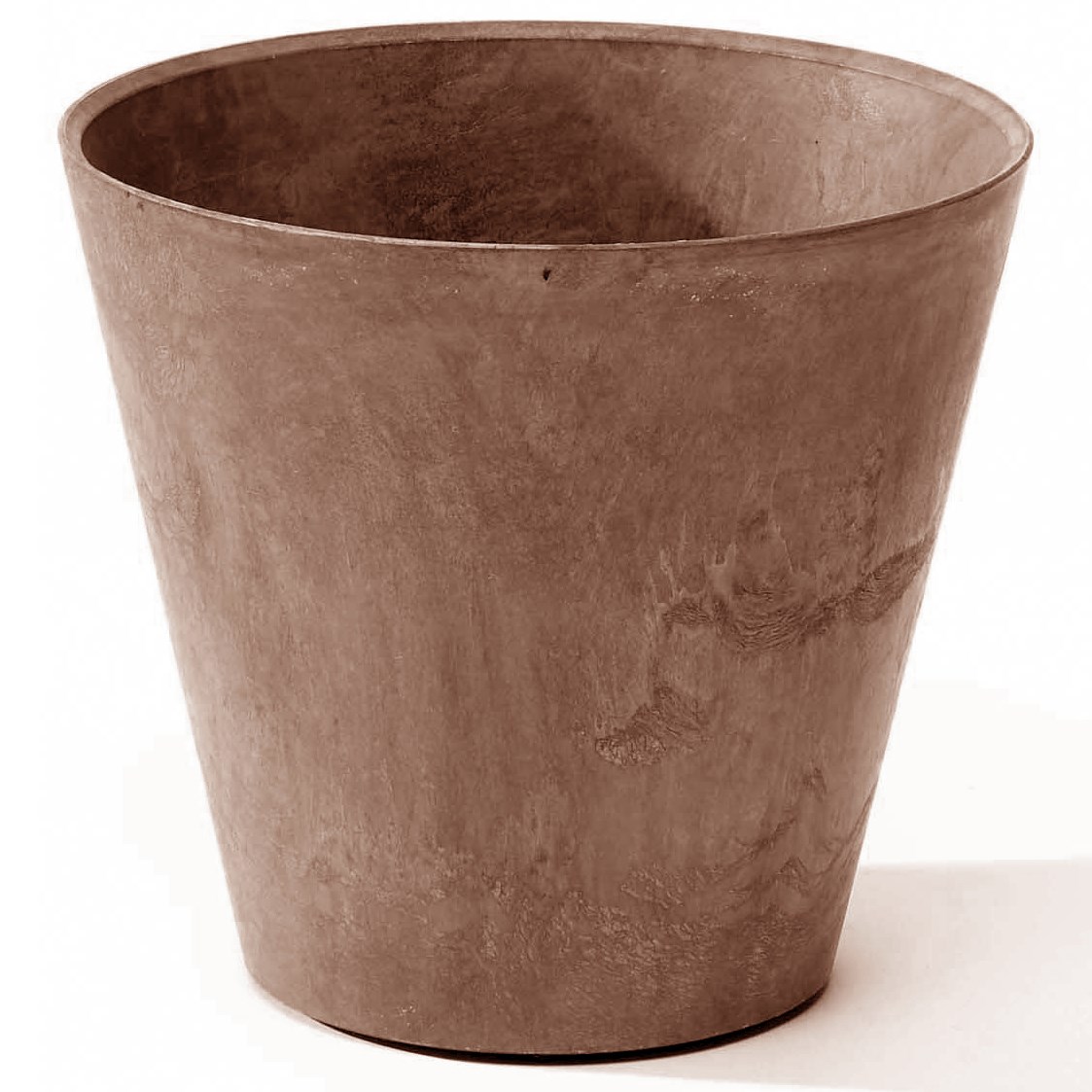 ArtStone 12" Round Napa Planter Rust