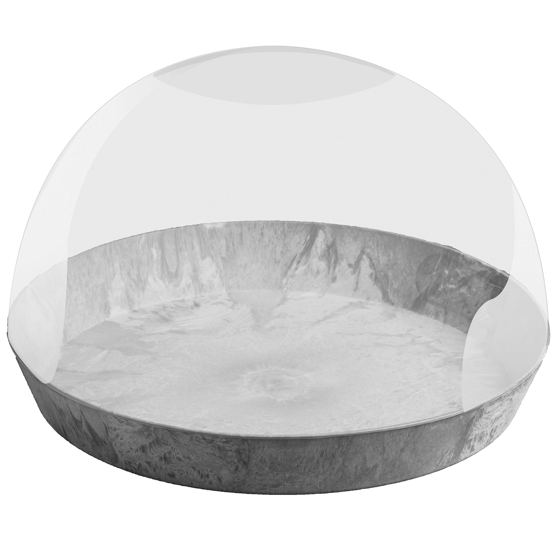 ArtStone 10" Napa Terrarium Grey — priced per each; minimum 2; multiples of 2
