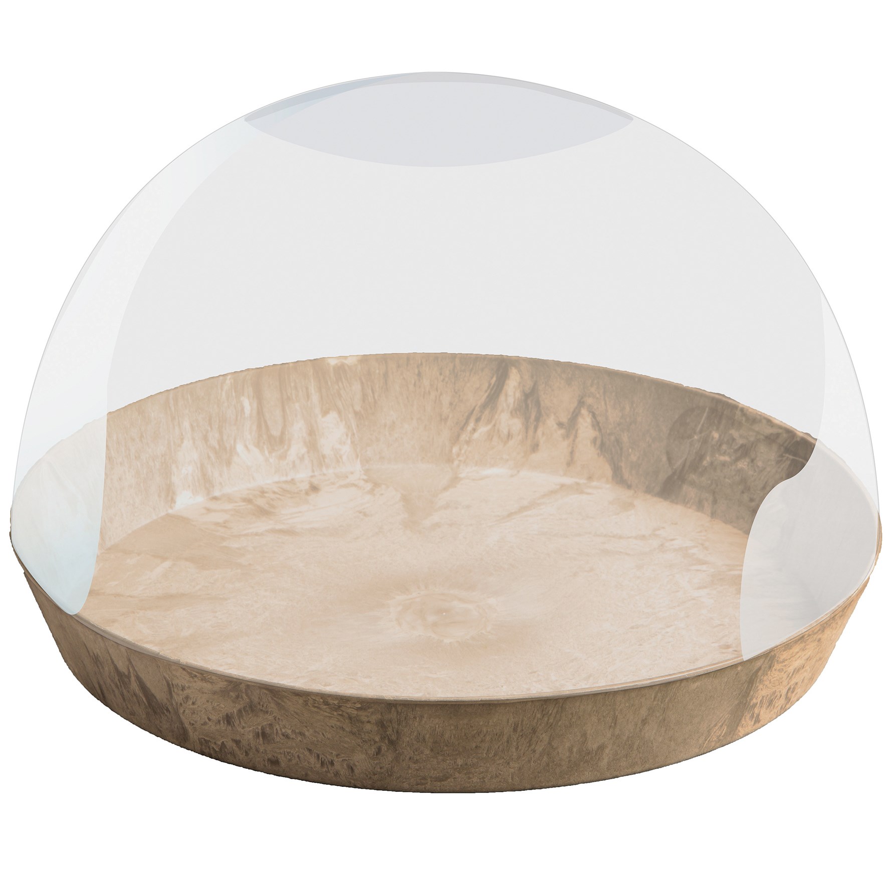 ArtStone 10" Napa Terrarium Taupe — priced per each; minimum 2; multiples of 2