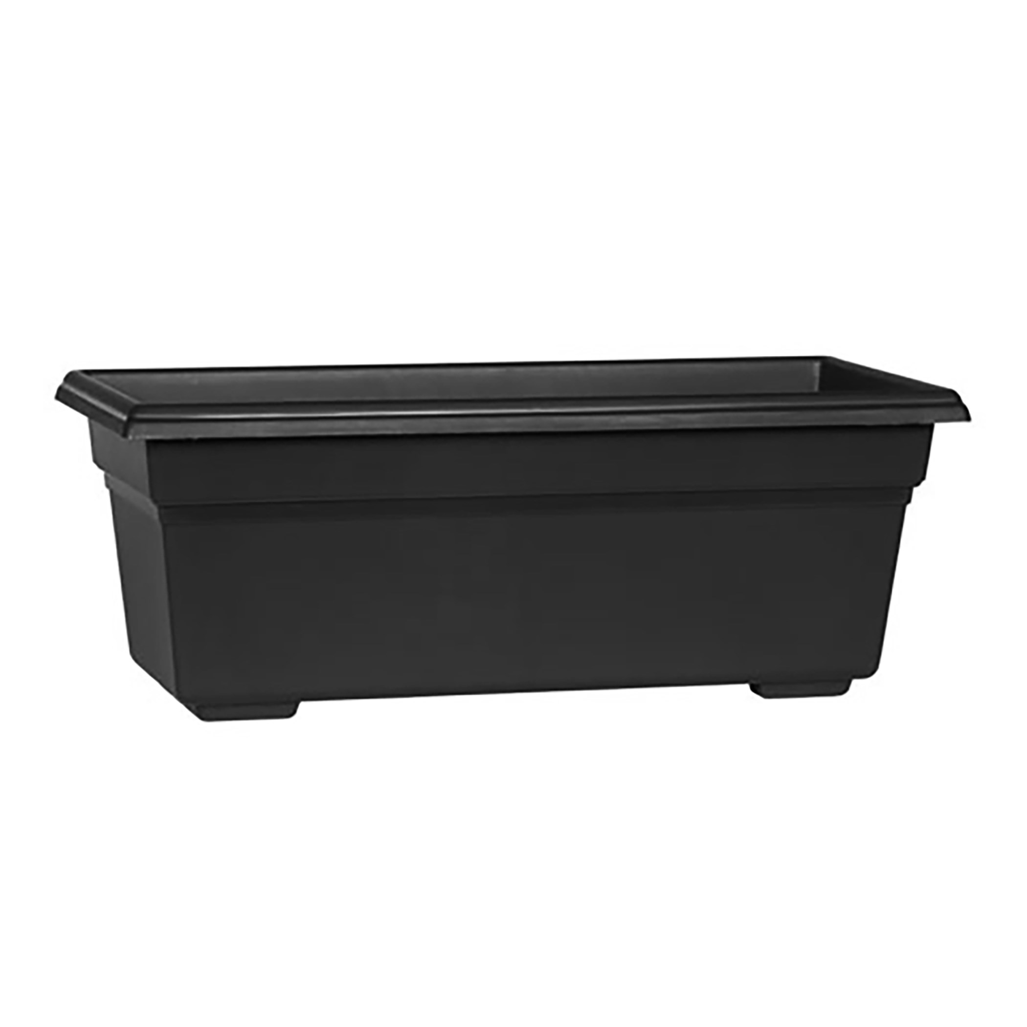 Countryside 18" Flowerbox Black — priced per each; minimum 10; multiples of 10