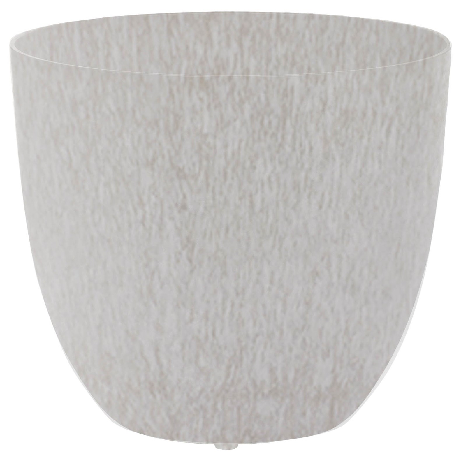 ArtLumin 11" Bola Round Planter Bone — priced per each; minimum 9; multiples of 9