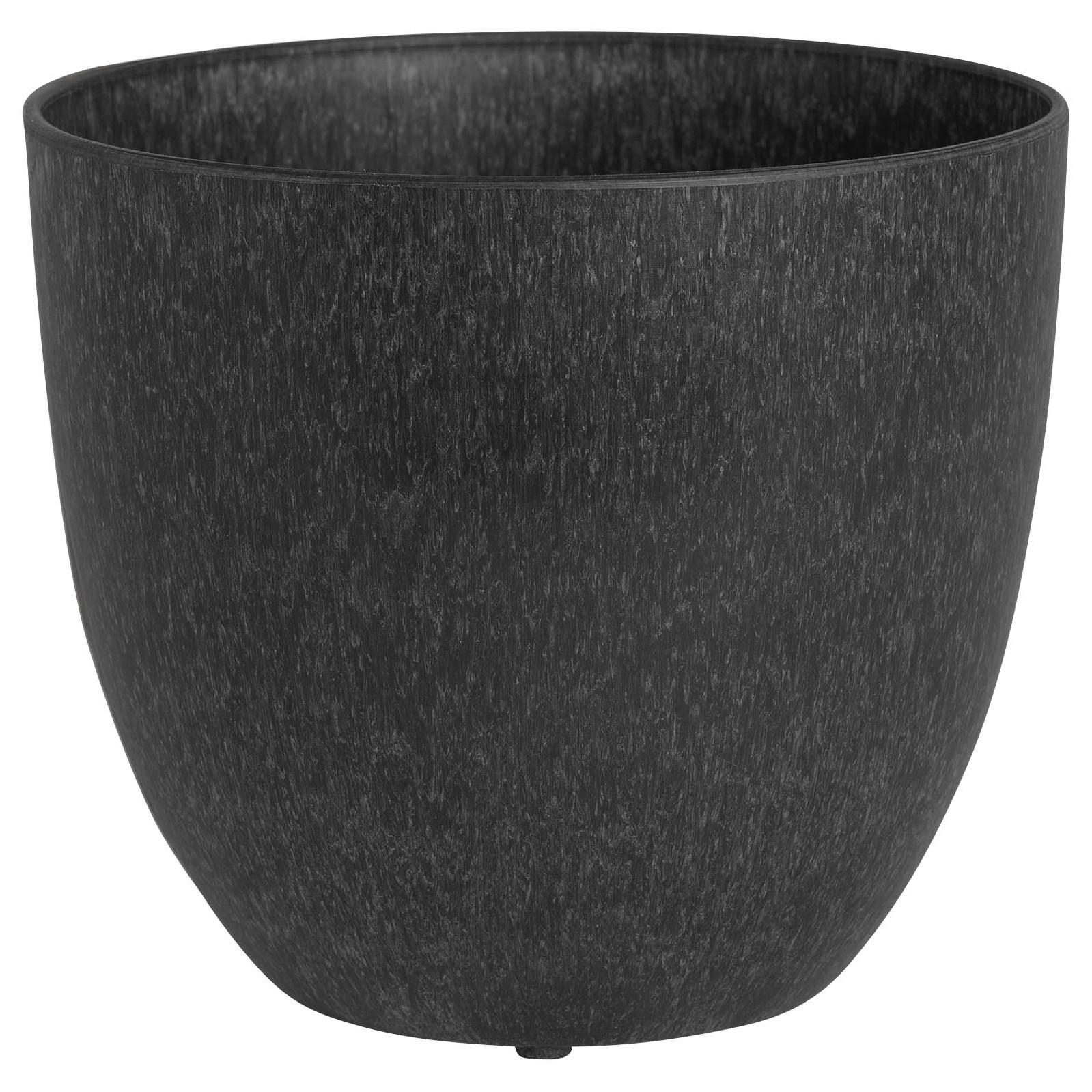 ArtLumin 11" Bola Round Planter Onyx — priced per each; minimum 9; multiples of 9