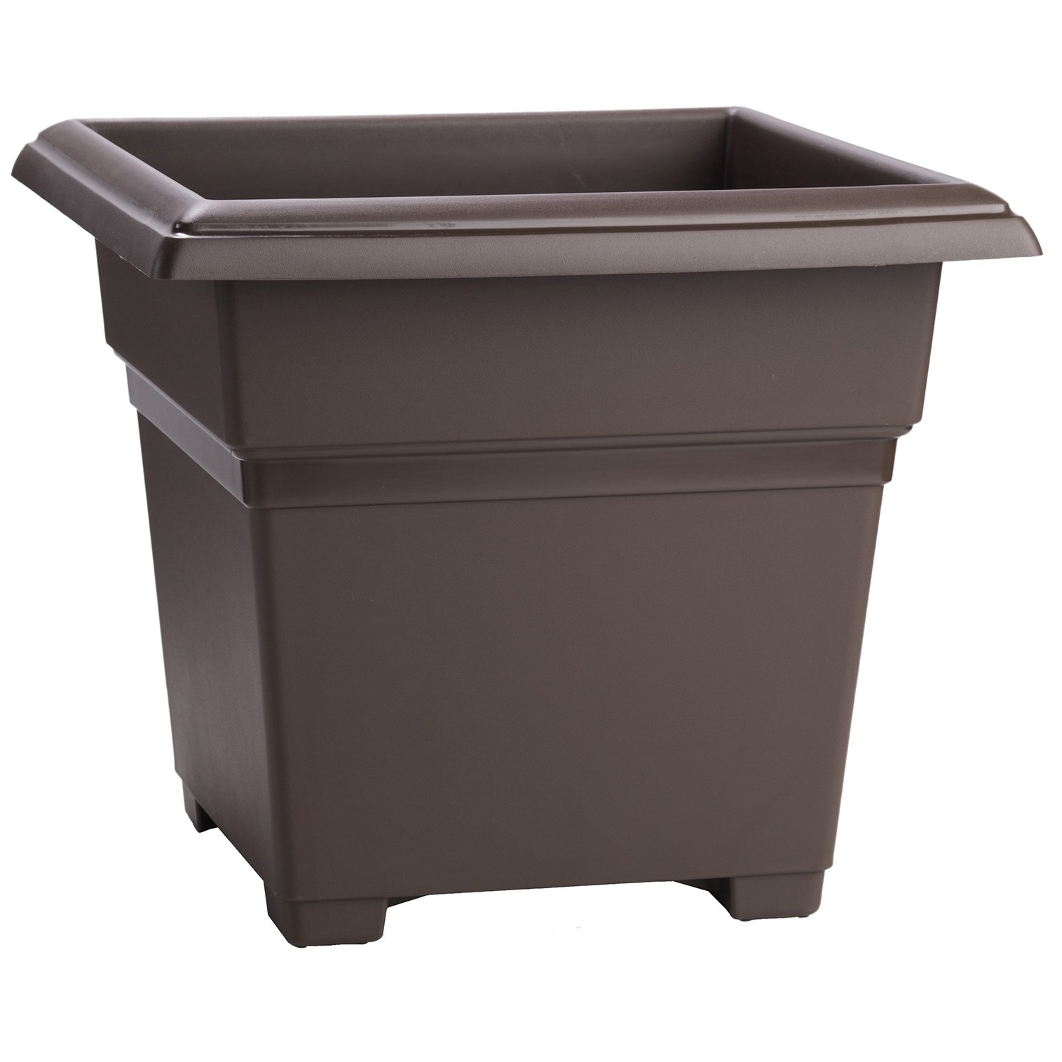 Countryside 14" Square Tub Brown — priced per each; minimum 10; multiples of 10