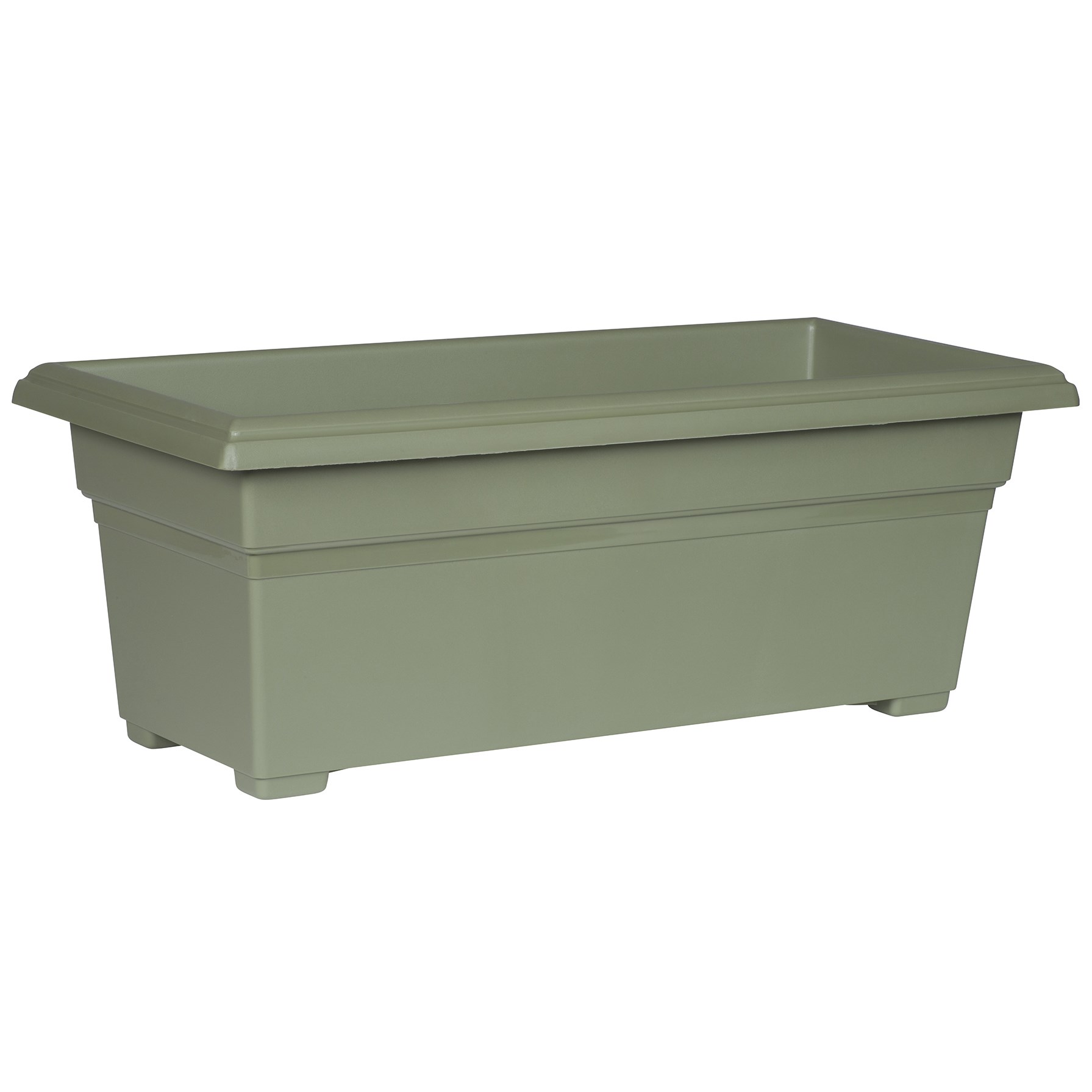 Countryside 27" PatioTub Sage Rectangular Planter — priced per each; minimum 10; multiples of 10