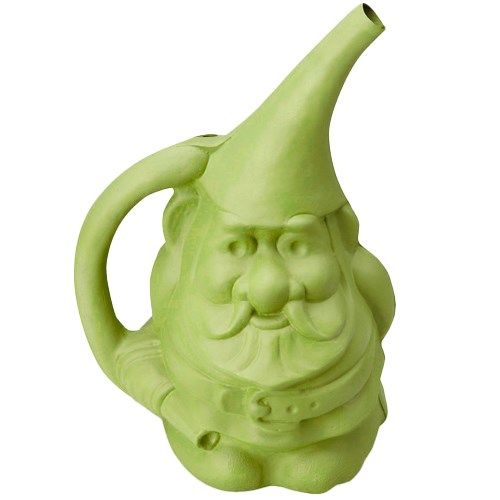 Character 1.5gal Watering Can Gnome Green — priced per each; minimum 10; multiples of 10