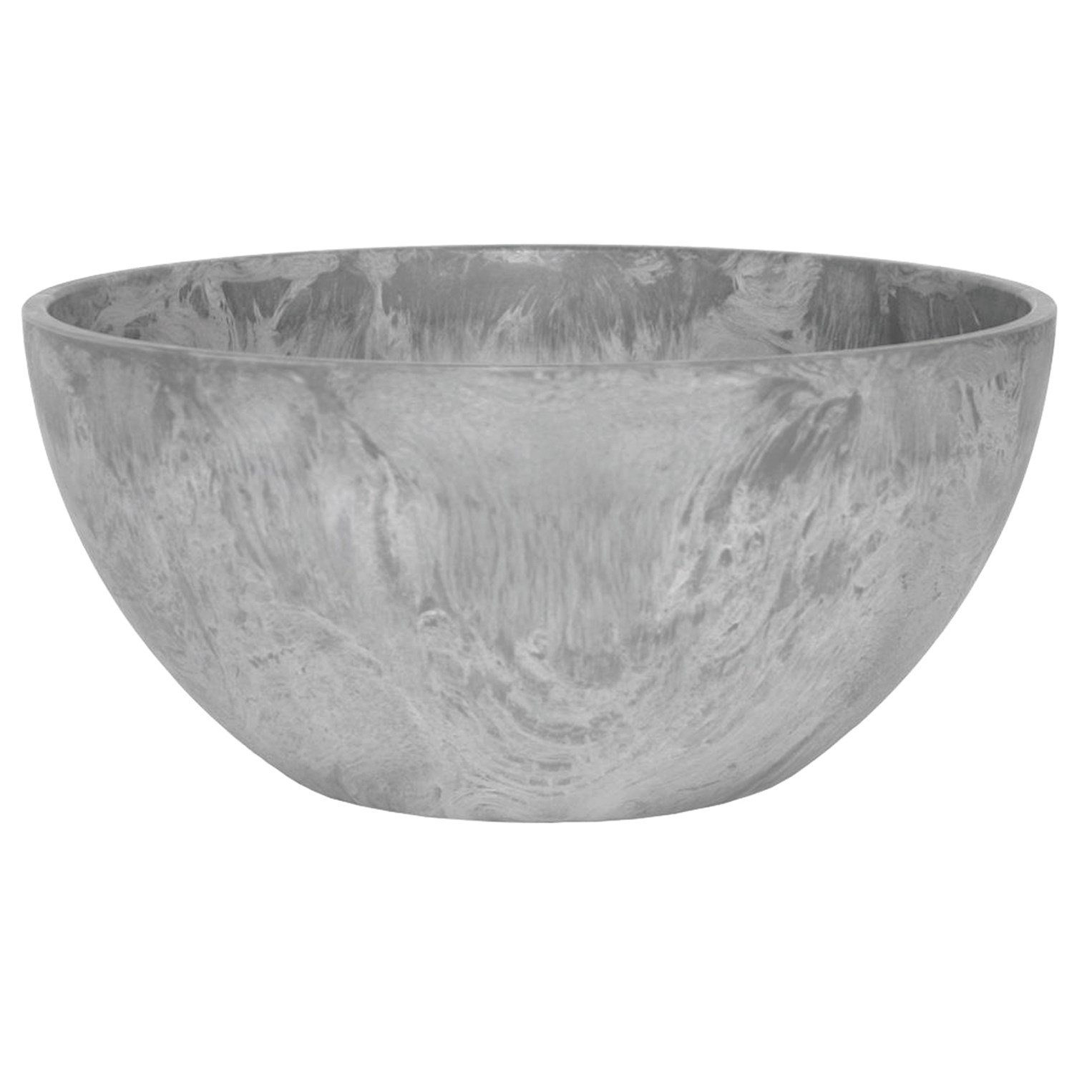 ArtStone 12" Napa Bowl Grey — priced per each; minimum 5; multiples of 5