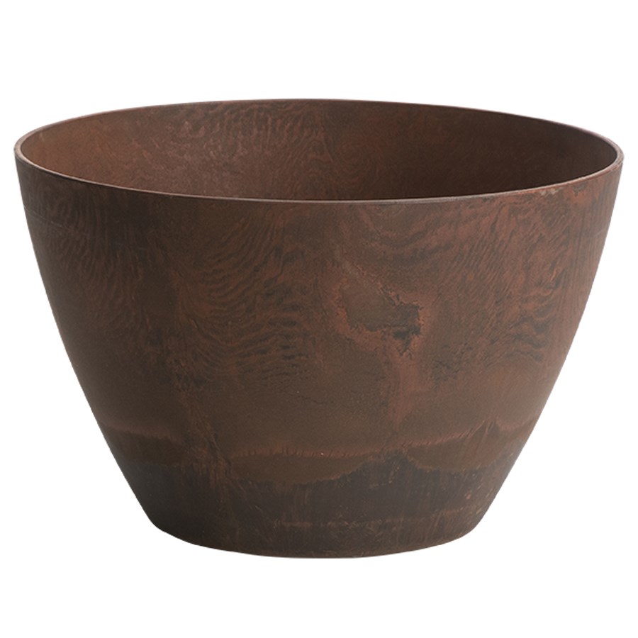 ArtStone 16" Napa Bowl Rust — priced per each; minimum 5; multiples of 5