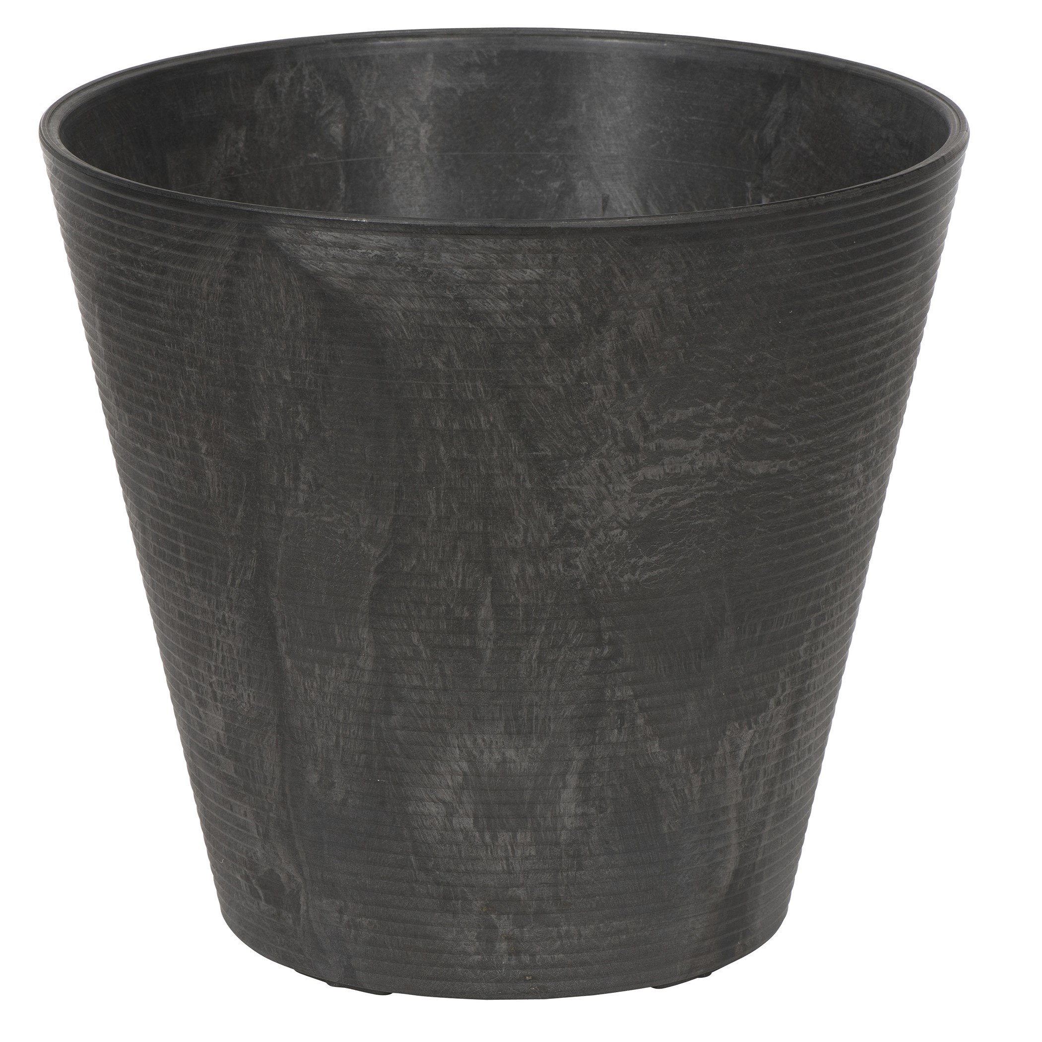 ArtStone 12" Cali Planter Black — priced per each; minimum 5; multiples of 5