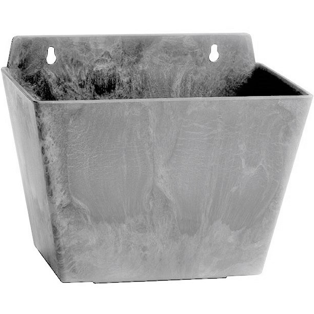 ArtStone Ella 8.5" Wall Pot Grey — priced per each; minimum 5; multiples of 5