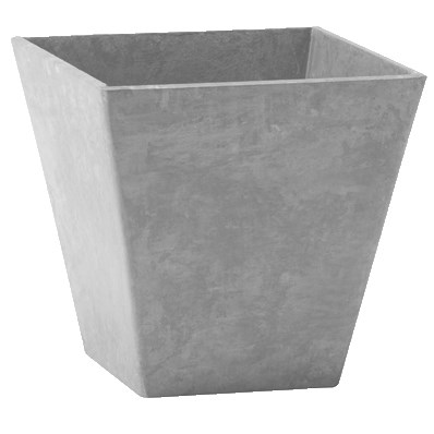 ArtStone Ella 10" Square Planter Grey