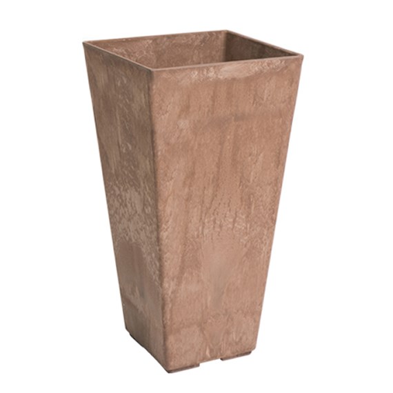 ArtStone Ella 13.5" Tall Planter Rust — priced per each; minimum 5; multiples of 5