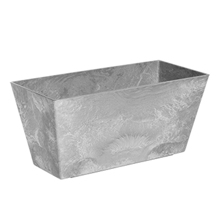 ArtStone Ella 14.5" Flowerbox Grey — priced per each; minimum 5; multiples of 5