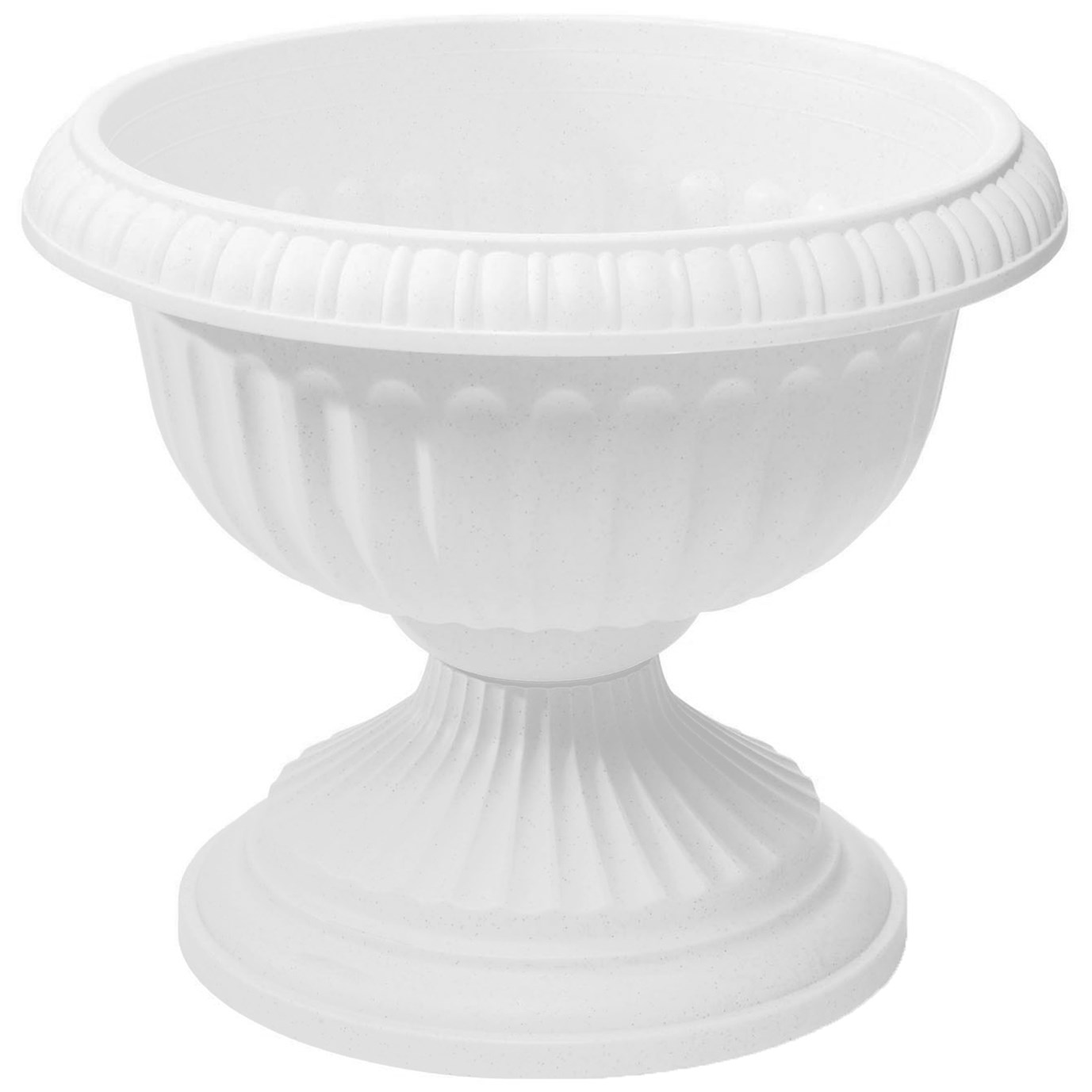 Grecian 12" Urn White — priced per each; minimum 12; multiples of 12