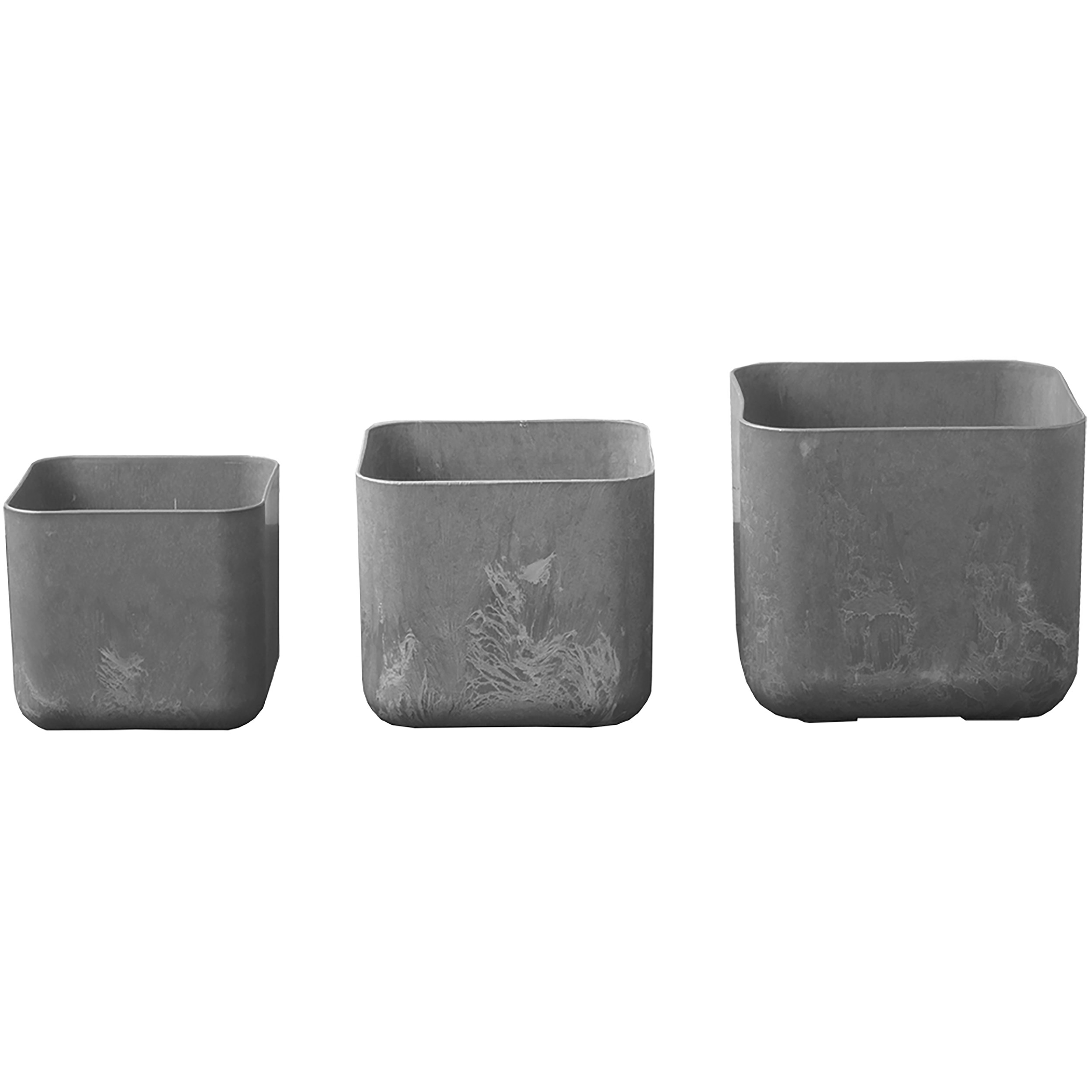 ArtStone 4 Sets Rubi Square Grey Nested Assorted Sizes