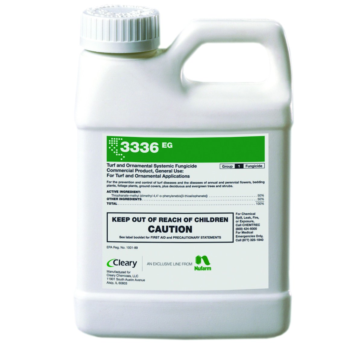 Nufarm 3336 EG 5Lb (F) ORM-D ( Thiophanate ) IF PACKAGE IS > 20LbS THEN ITEM IS HAZARDOUS — Single Unit