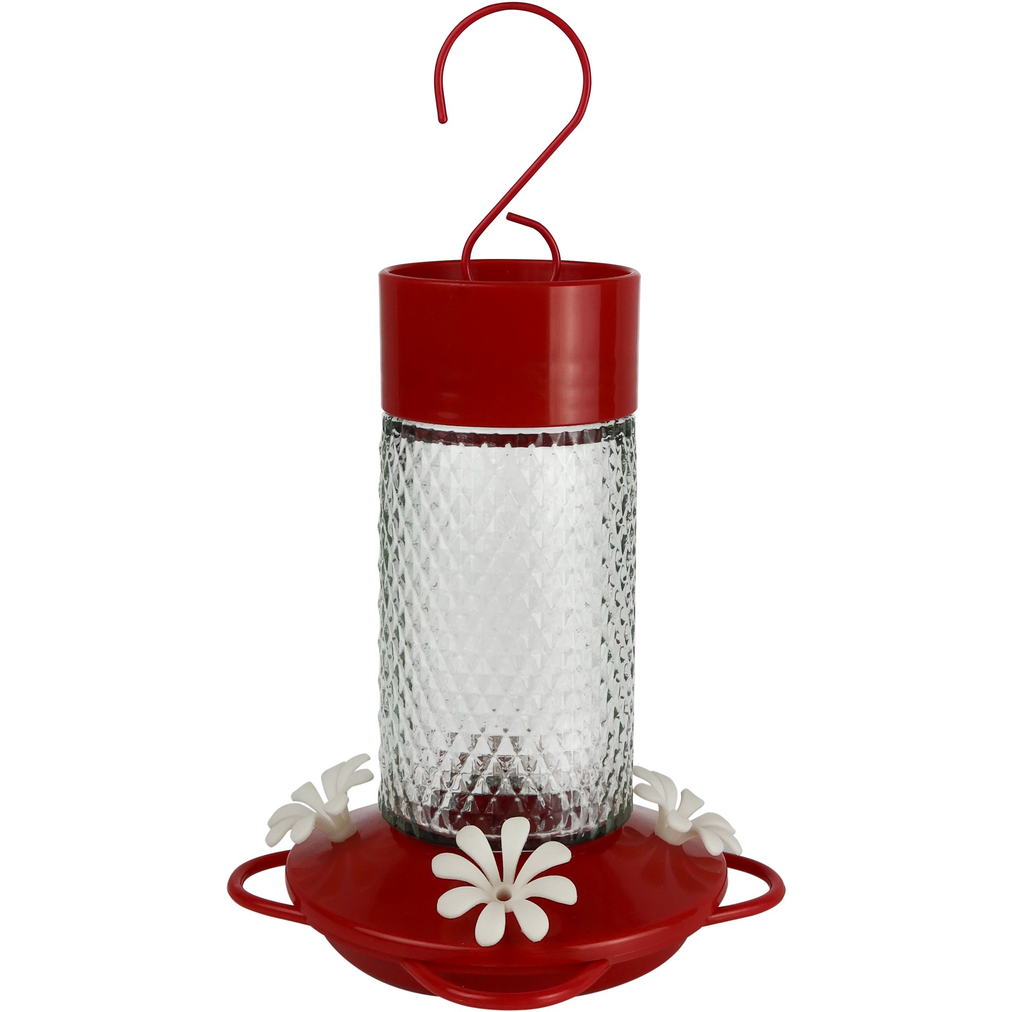 Natures Way 13oz Glass Hummingbird Feeder Charming Cherry — priced per each; minimum 6; multiples of 6