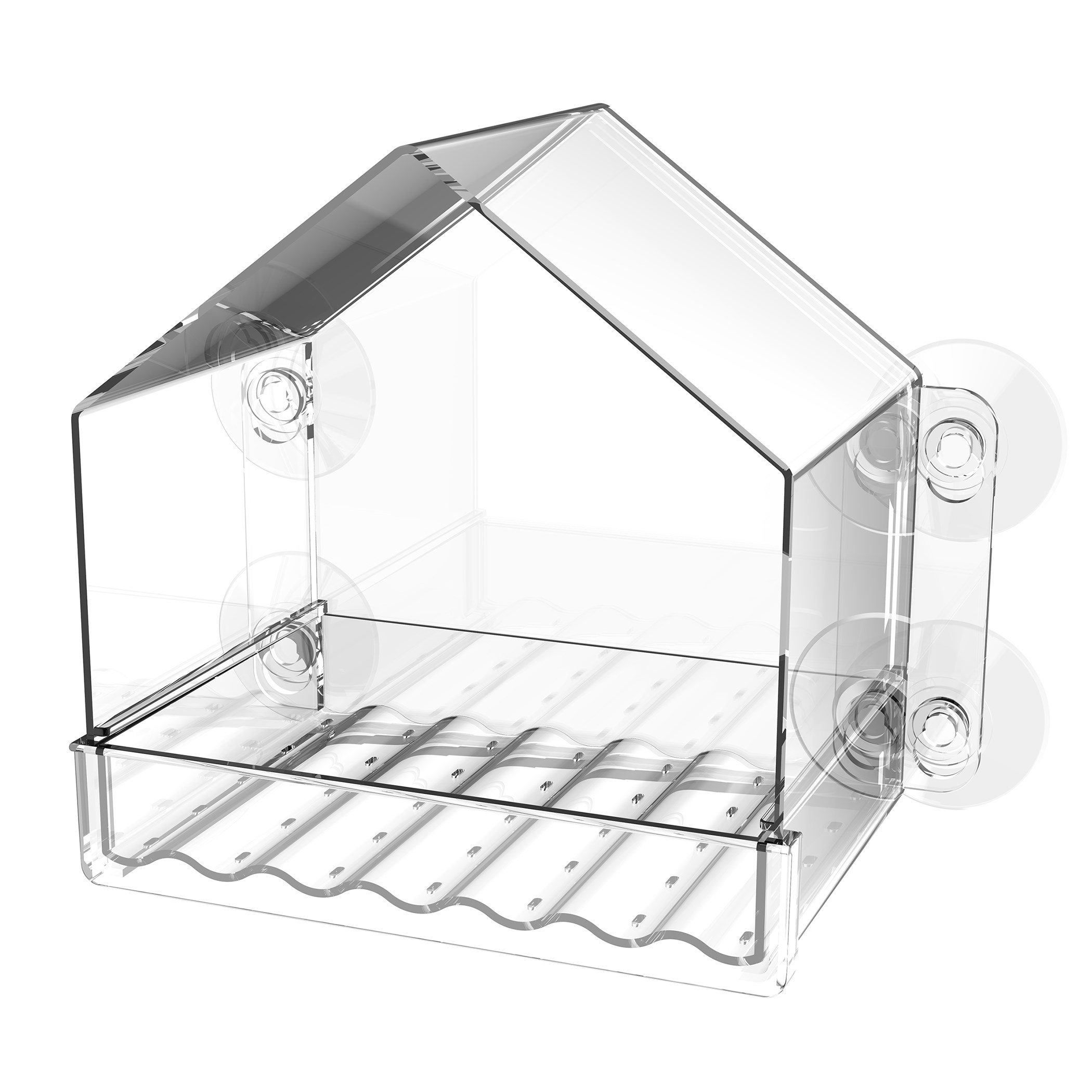Natures Way 16oz Clear View Window Feeder — priced per each; minimum 6; multiples of 6