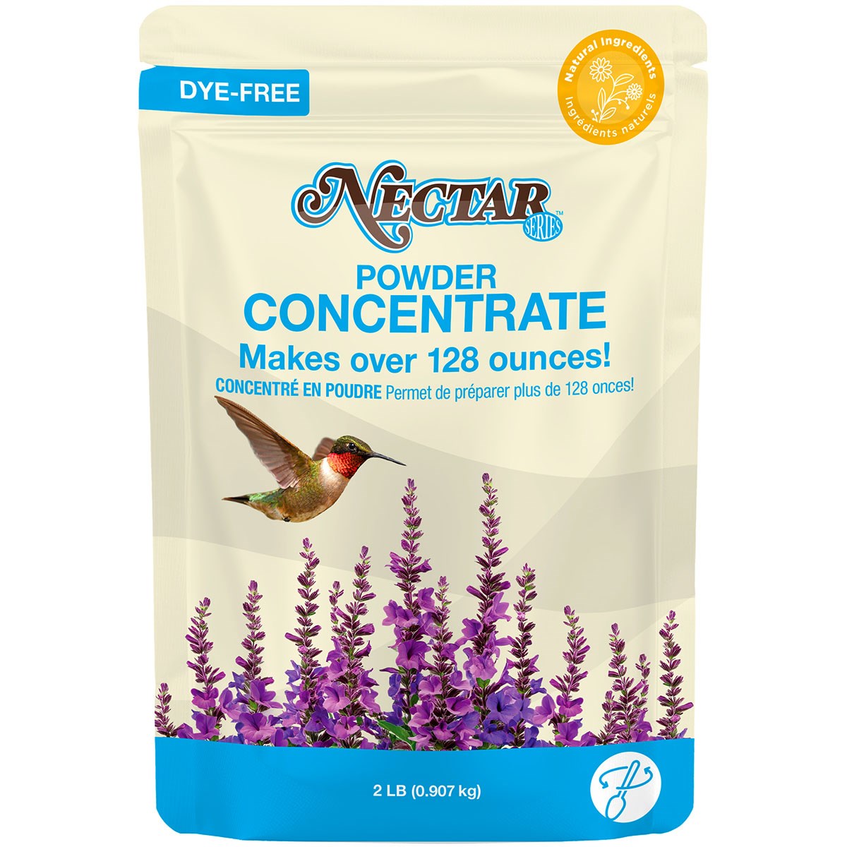 Natures Way 2# Hummingbird Nectar Powder Clear — priced per each; minimum 5; multiples of 5