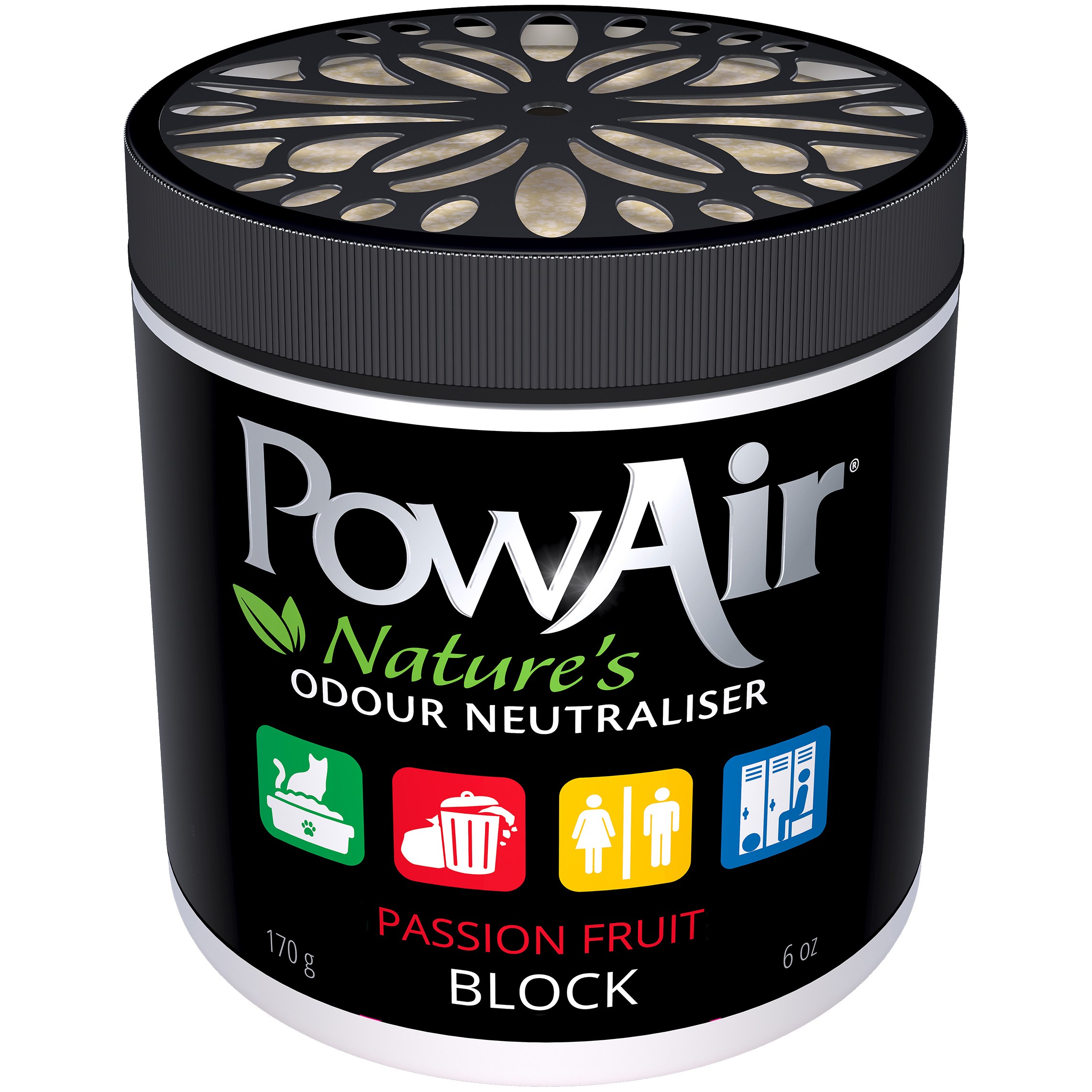 PowAir Block Passion Fruit 170g/6oz — priced per each; minimum 6; multiples of 6