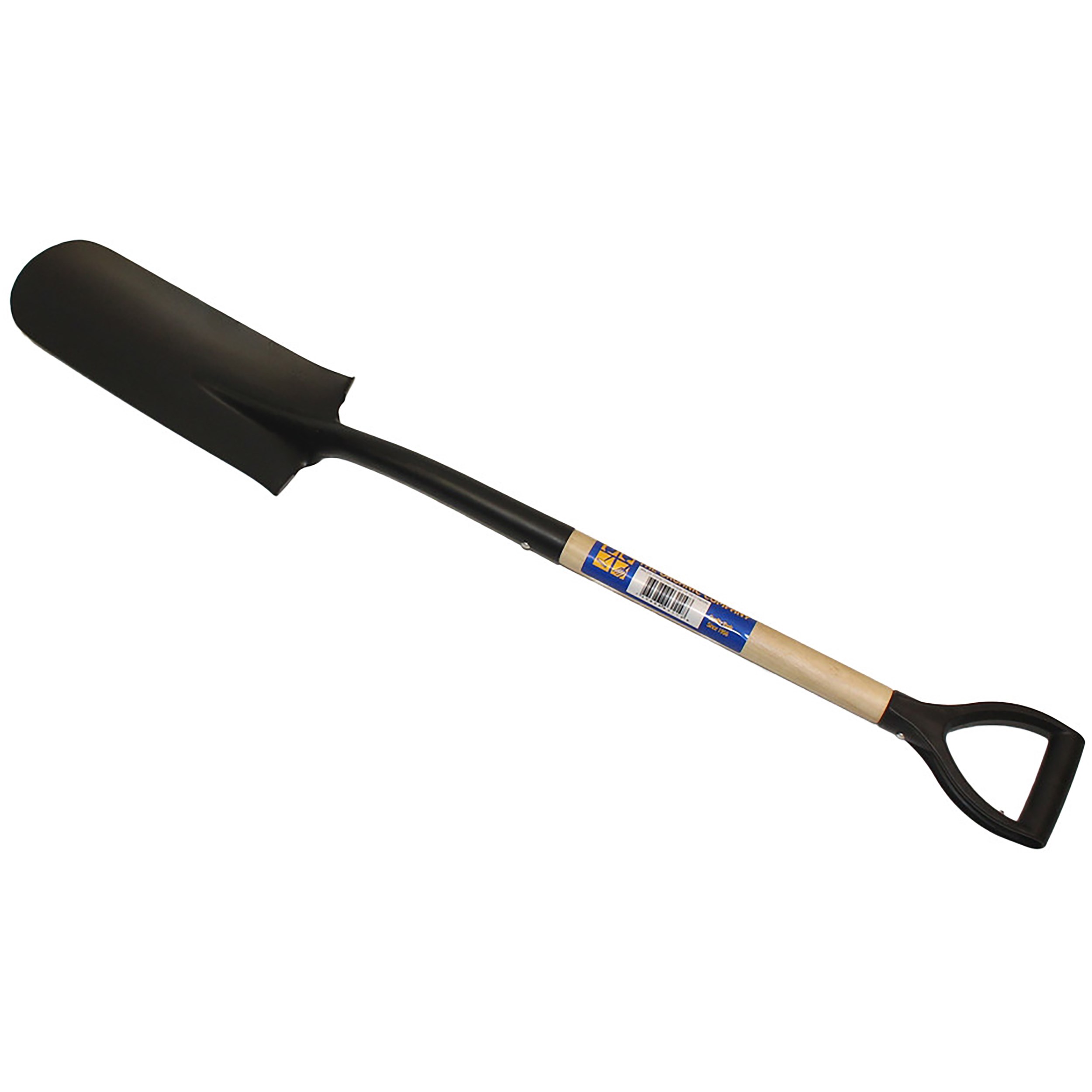 Organic 14" Drain Spade Promo With Wood D Handle — priced per each; minimum 3; multiples of 3