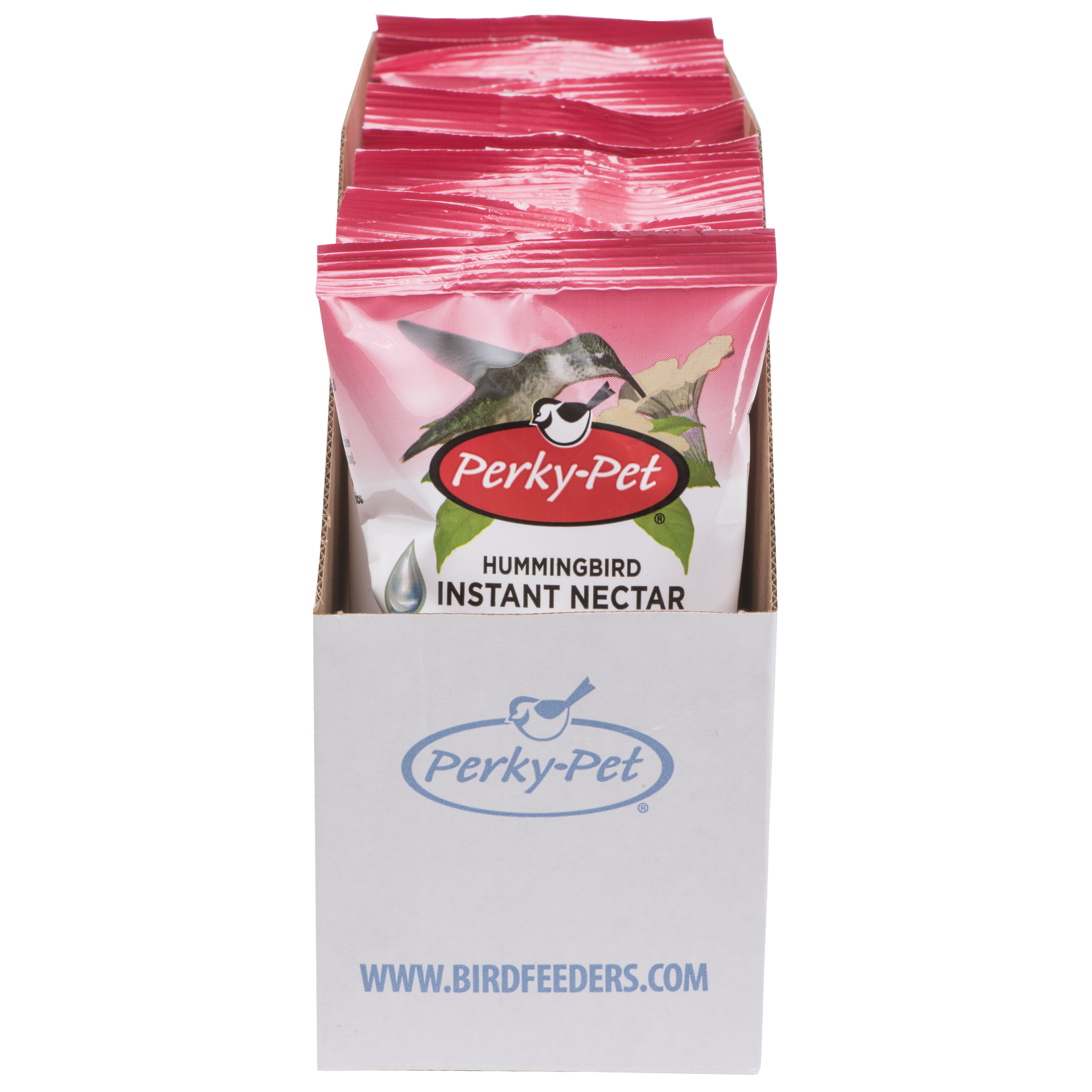 Perky Pet 8oz Clear Instant Nectar Bag Single Facing — priced per each; minimum 12; multiples of 12
