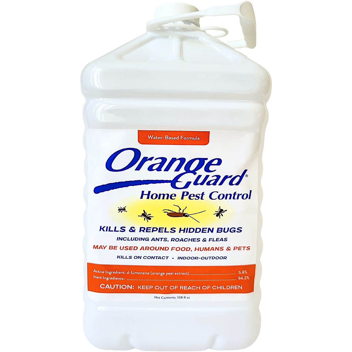 Orange Guard 1gal 100% Natural Home Pest Control w/ Orange Peel Extract d-Limonene 5.8%