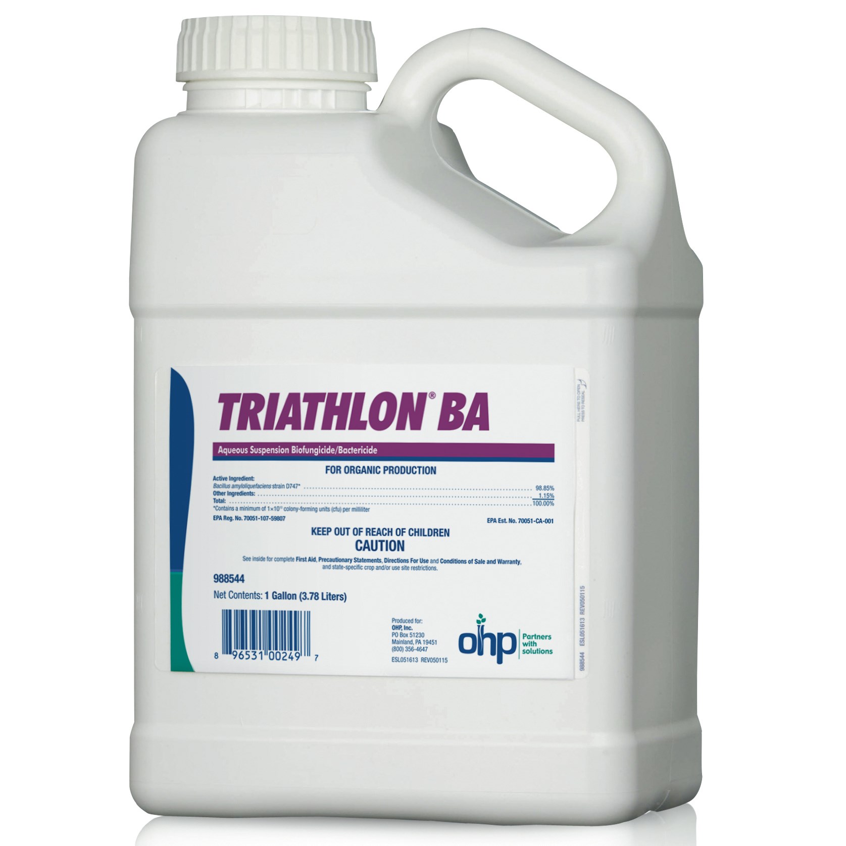 OHP Triathlon BA 1Gl OMRI ( bacillus amylolquefaciens strain D747 ) — Single Unit