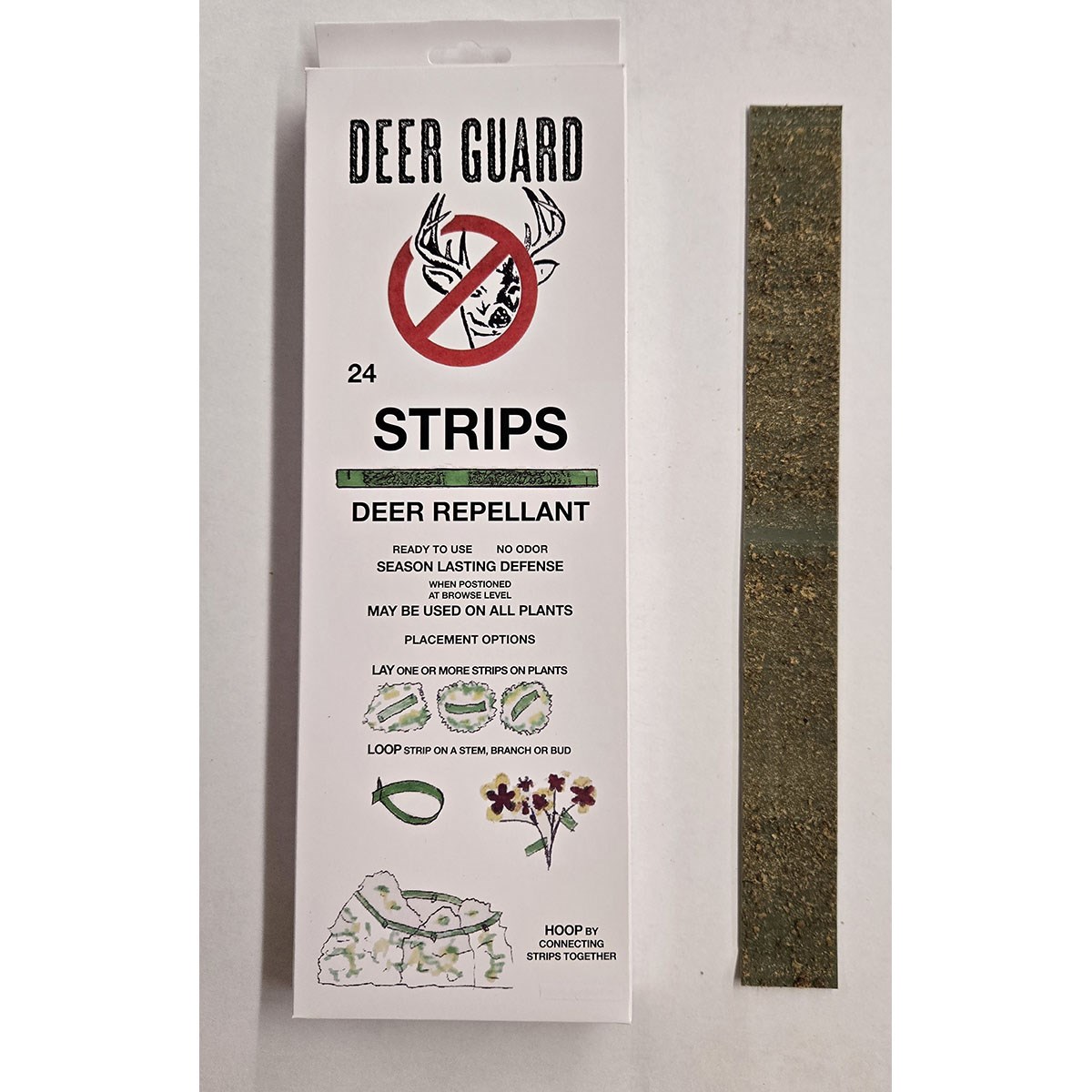 Olson 24ct 1-1/4in x 12in Stiky Deer Guard Strips in Retail Box