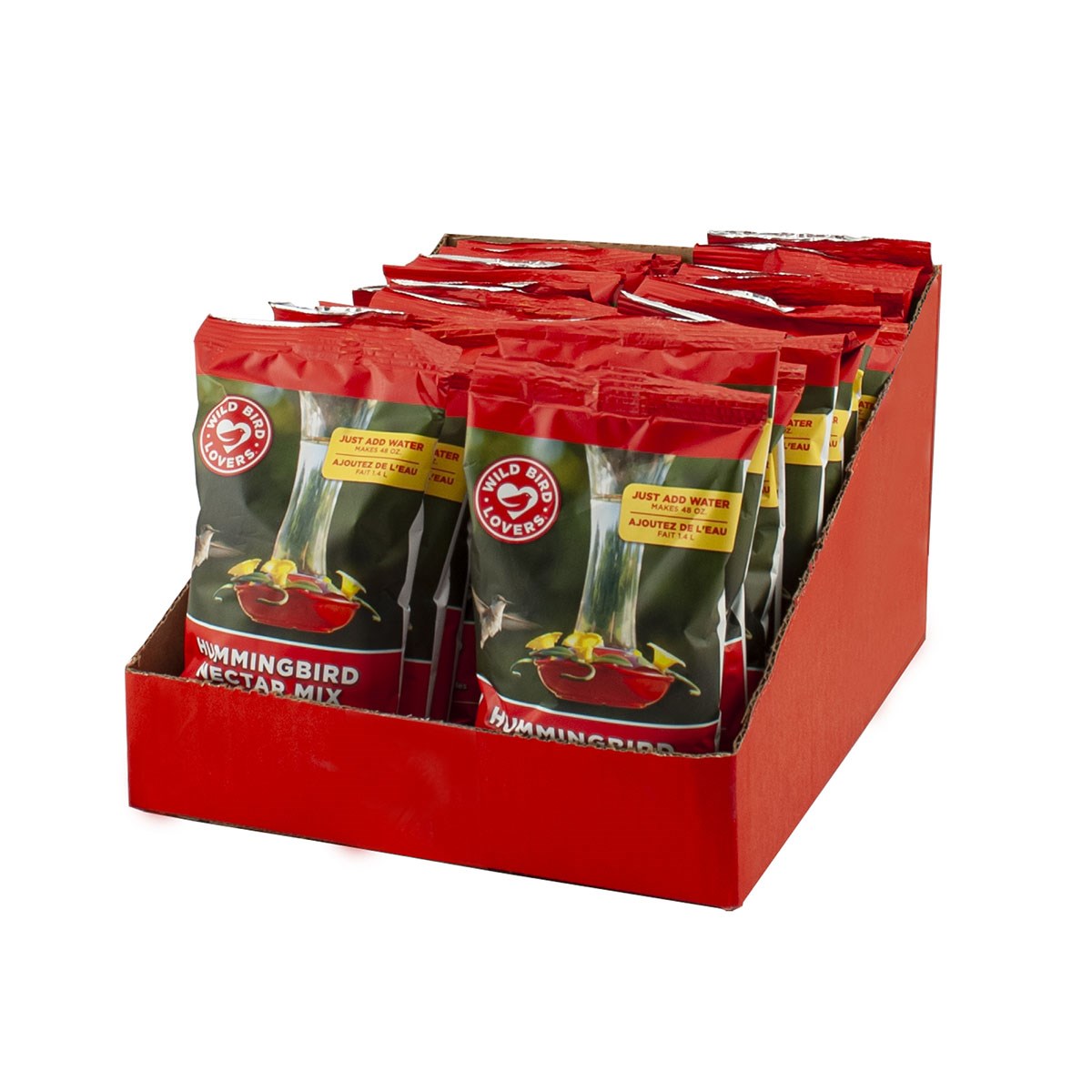 Wild Bird Lovers 8oz Nectar Powder Red — priced per each; minimum 24; multiples of 24