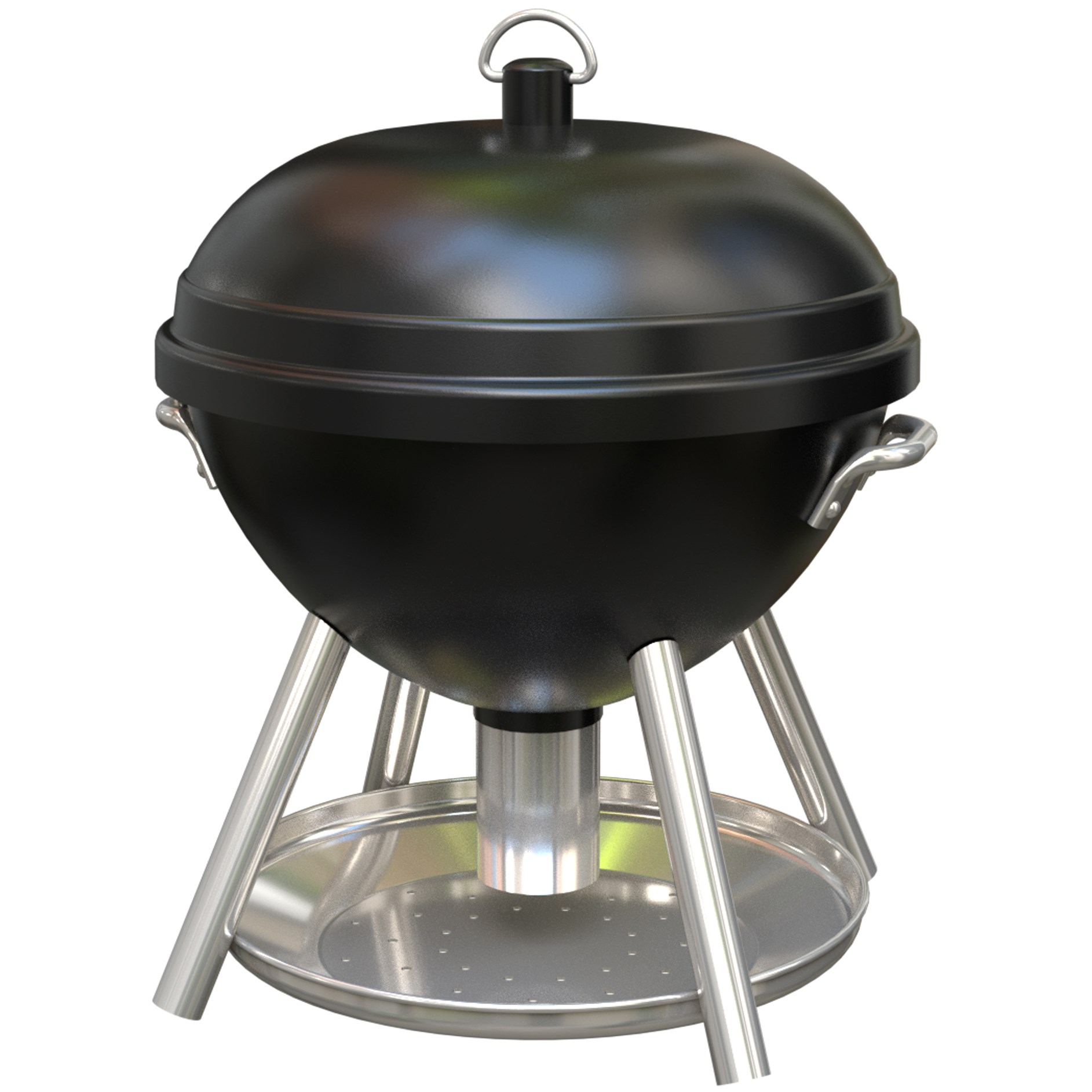 Wild Bird Lovers Kettle Grill Novelty Mini Bird Feeder Black — priced per each; minimum 4; multiples of 4