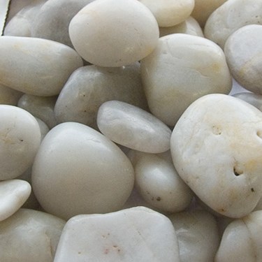 Panacea 2# River Rock White — priced per each; minimum 12; multiples of 12