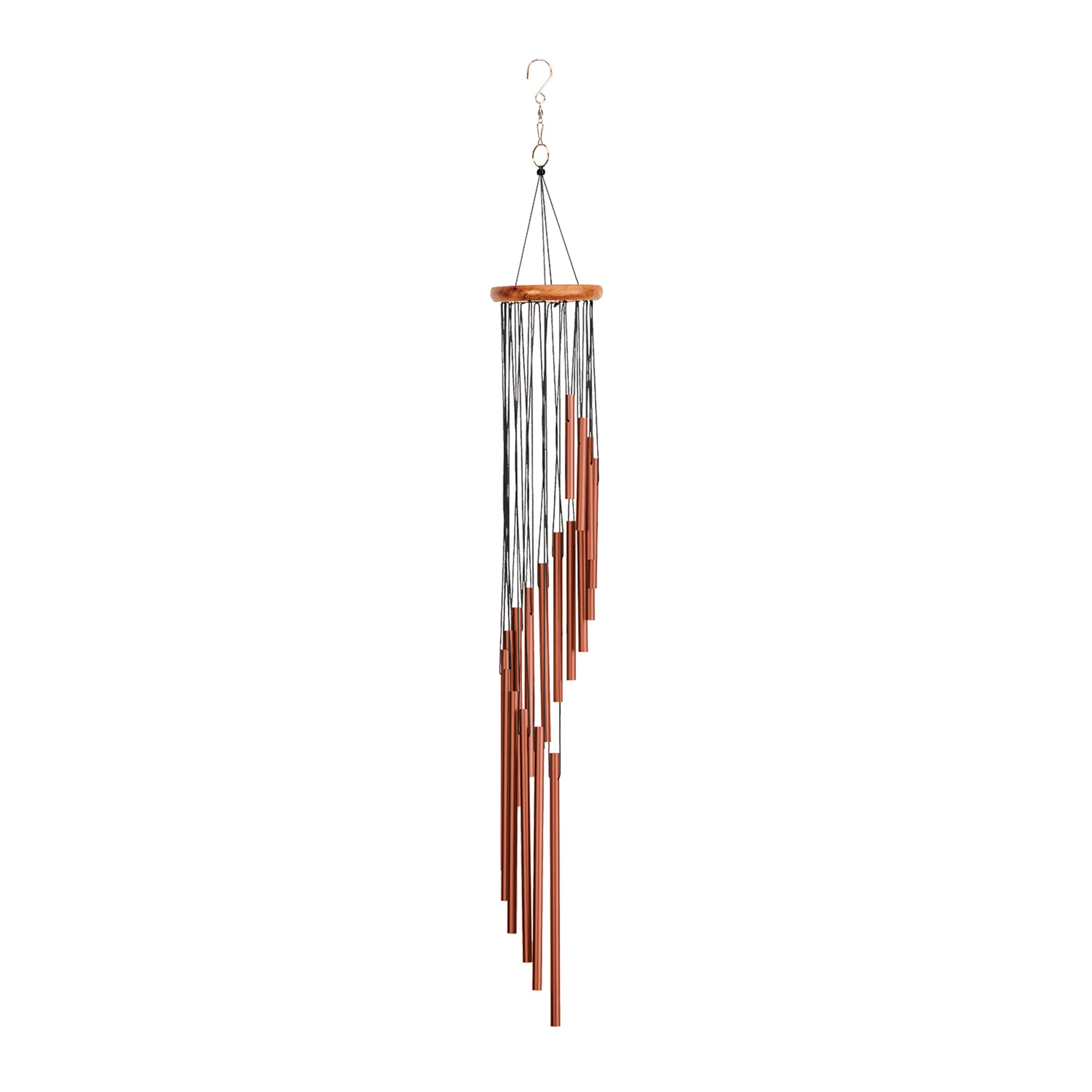 Panacea 36" 18 Tube Wind Chimes Copper