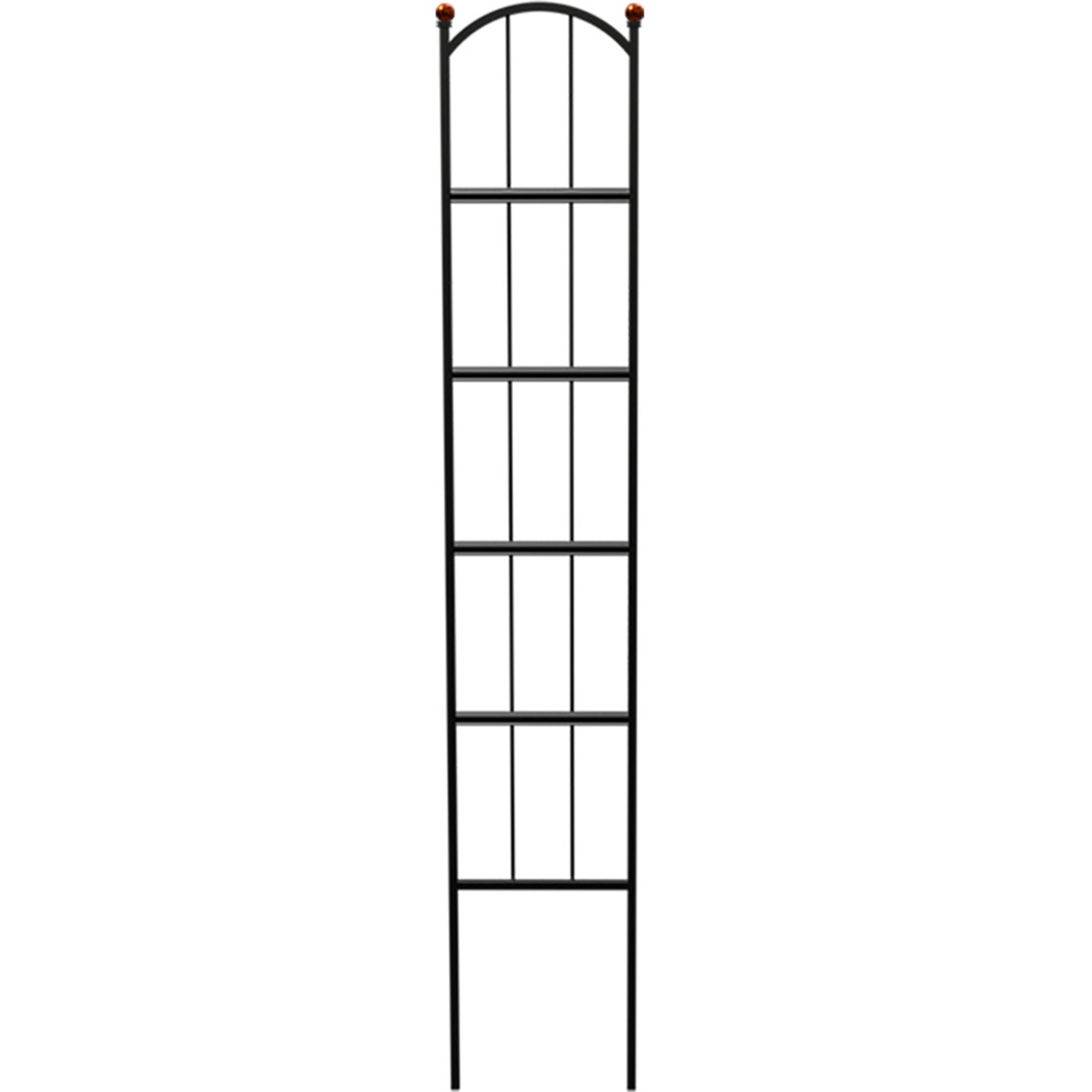 Panacea 60" Modern Farmhouse Trellis Black — priced per each; minimum 5; multiples of 5